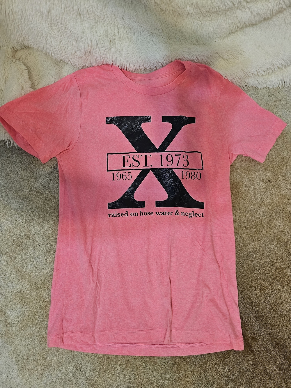 Gen X Pink Graphic Tee - EST. 1973